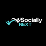 socially next, social media management services logo